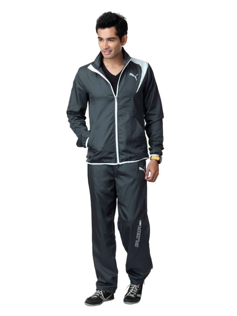 Puma tracksuit grey mens online