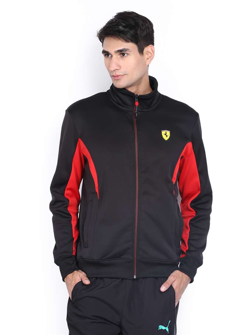 Buy PUMA Motorsport Men Black Ferrari Softshell Jacket Jackets for Men 424413 Myntra