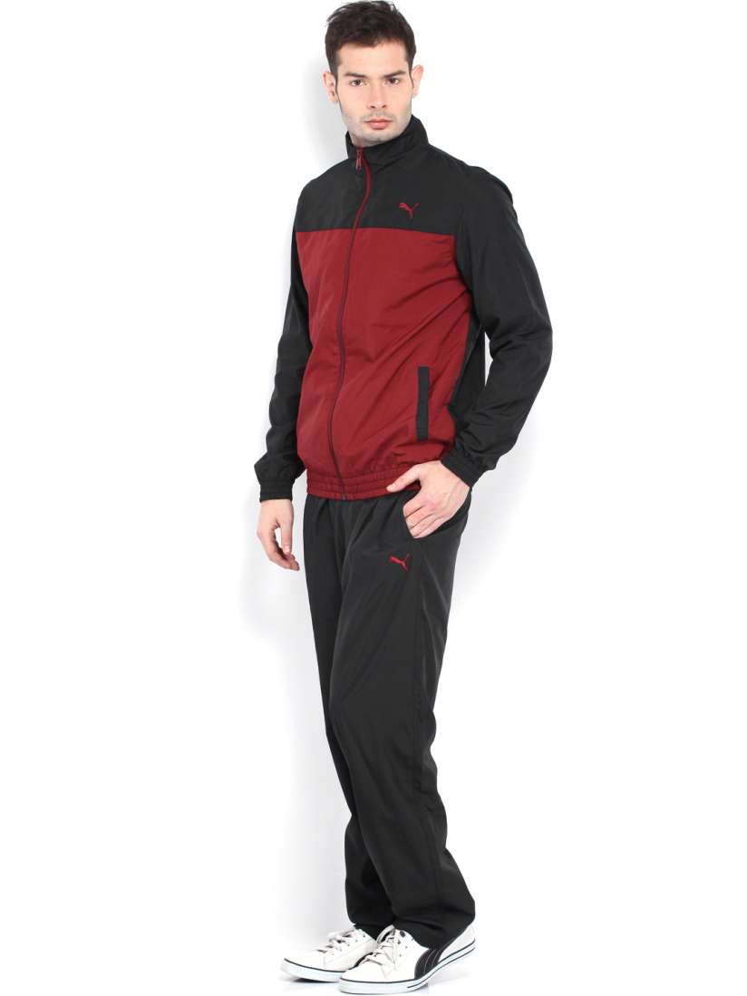 Buy Puma Men Red Black Tracksuit Tracksuits for Men 539832 Myntra