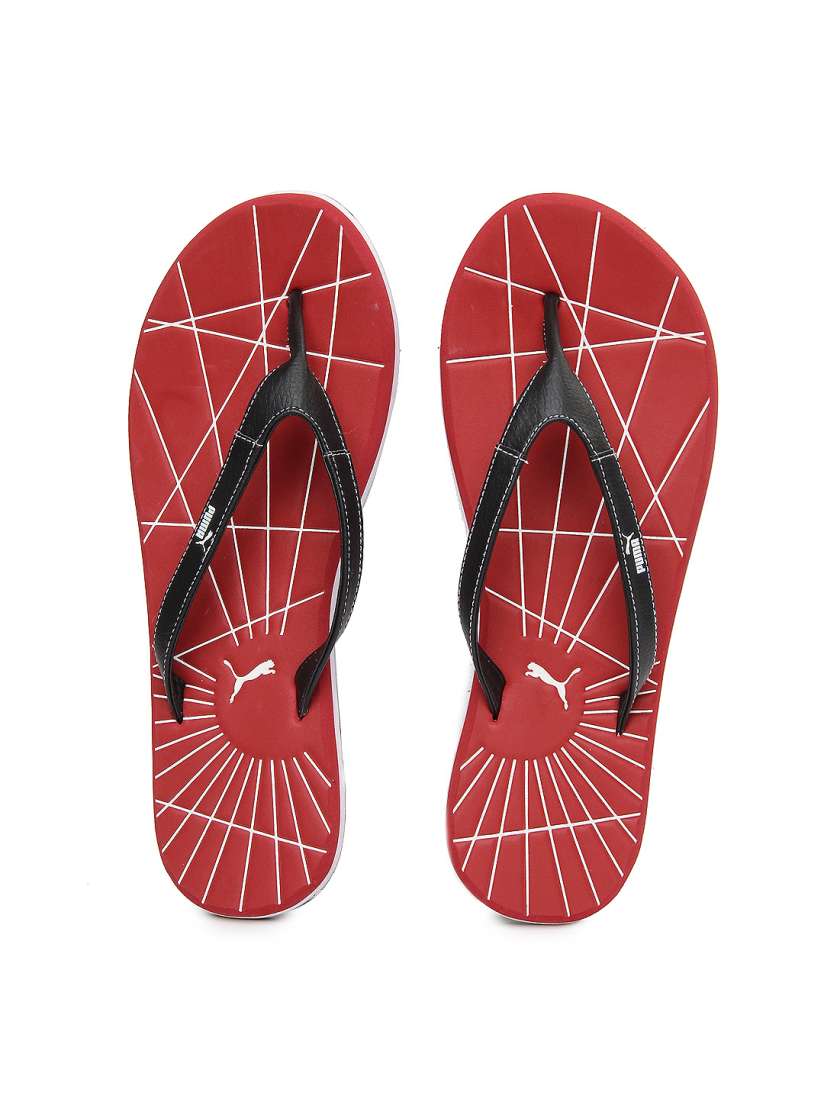 Puma webster red flip flops cheap