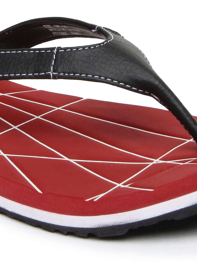 Puma webster red flip flops hotsell