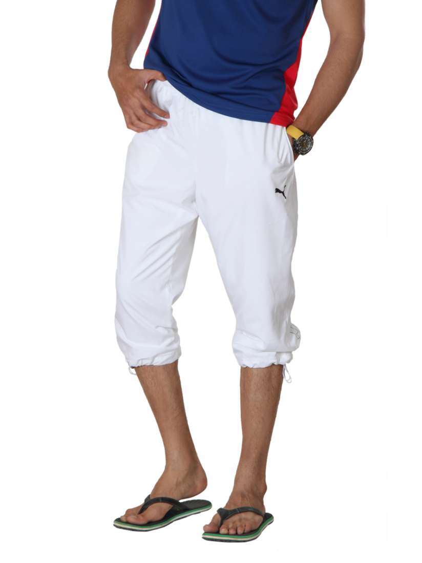 Buy Puma Men White 3 4 Length Pants Shorts for Men 61493 Myntra