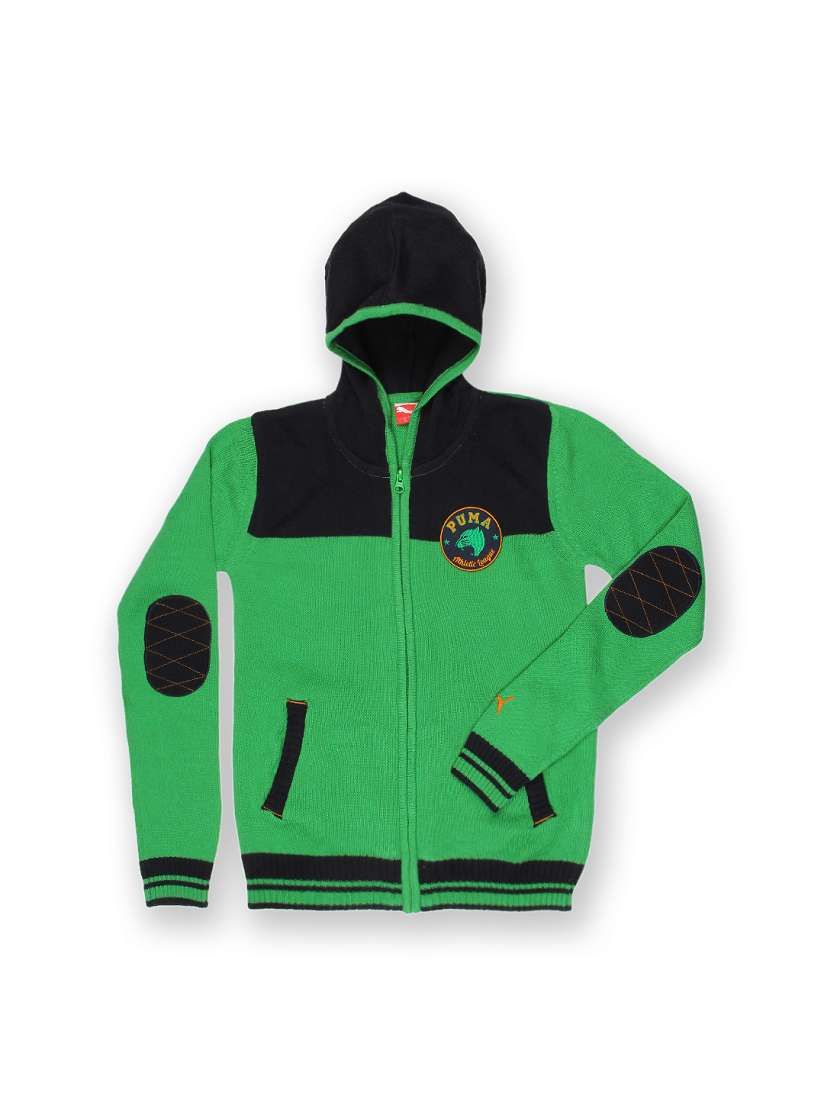 Buy Puma Boys Green Navy Sweater Sweaters for Boys 391666 Myntra