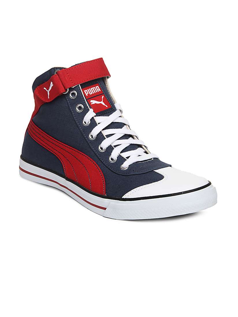 Buy Puma Unisex Blue Red 917 Mid 2.0 Ind. Casual Shoes Casual Shoes for Unisex 171396 Myntra