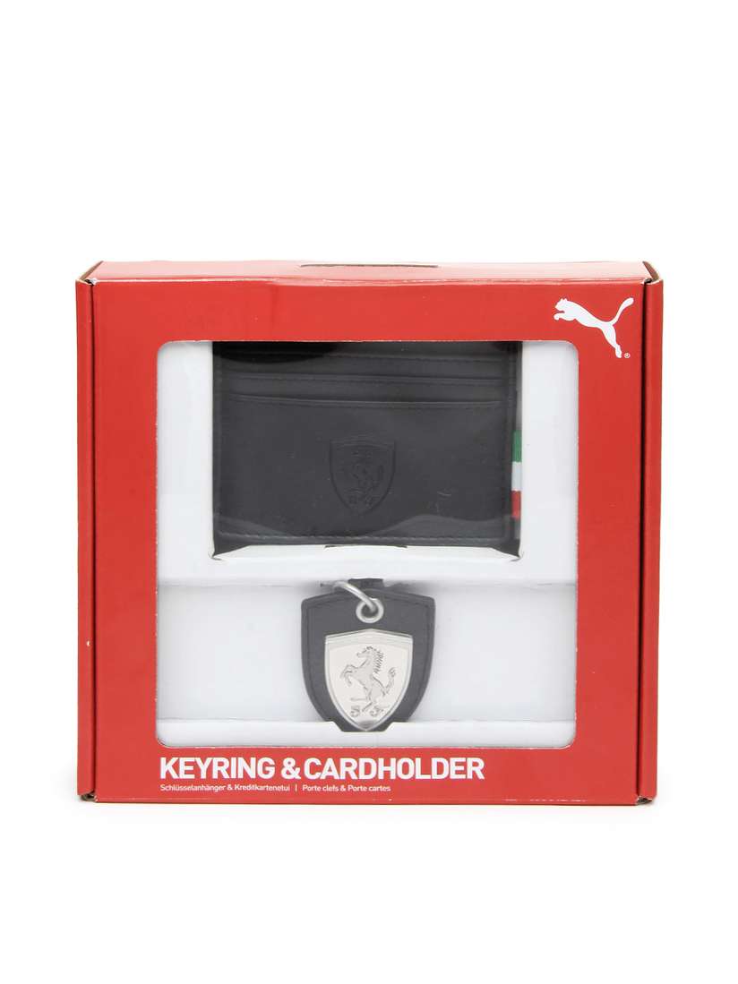 Card Holder Ferrari Ls Wallet Puma Unisex Black Card Holder