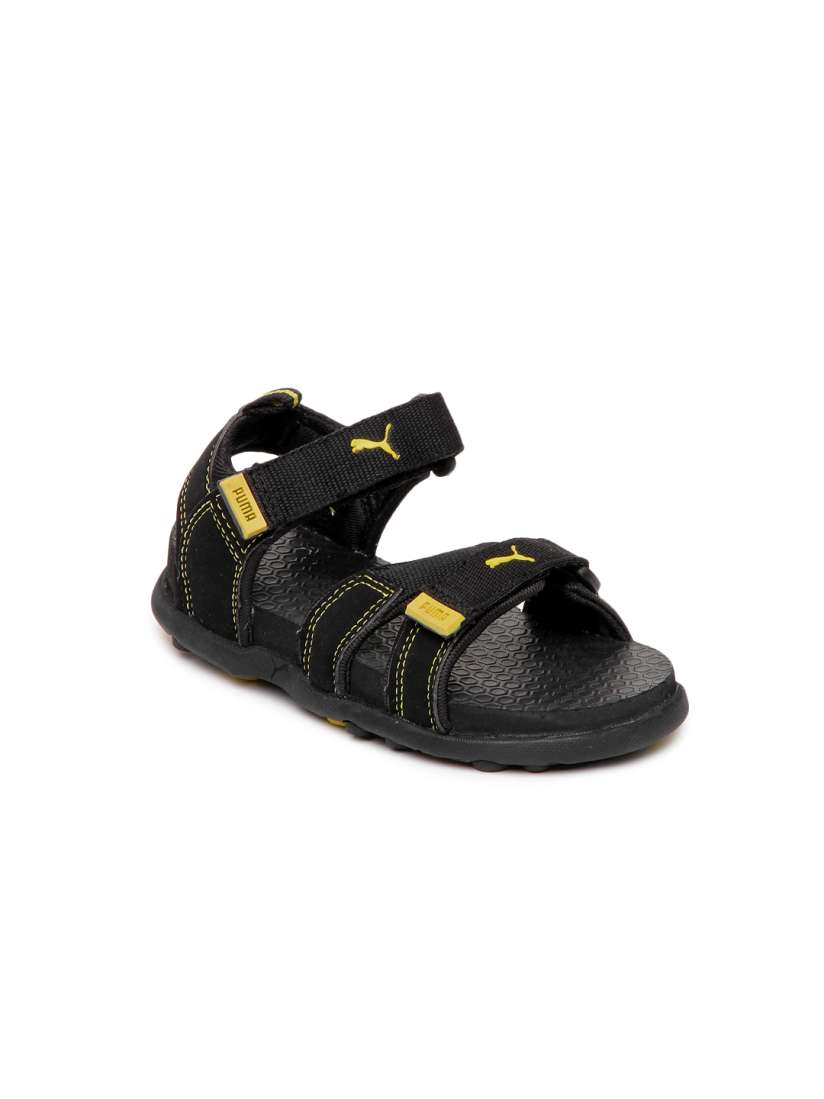 Buy Puma Kids Black Techno Jr Ind. Sandals Sandals for Unisex Kids 213480 Myntra