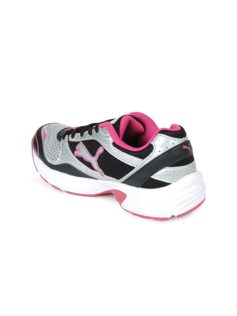 Buy Puma Women Black and Silver toned Exsis II Sports Shoes Sports Shoes for Women 154847 Myntra