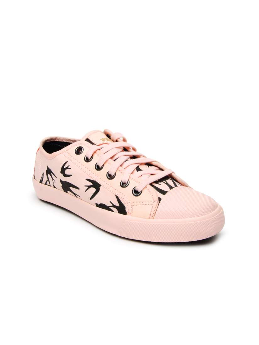 Buy Puma Women Pink Alexander McQueen Rush Lo Flock Casual Shoes Casual Shoes for Women 424306 Myntra