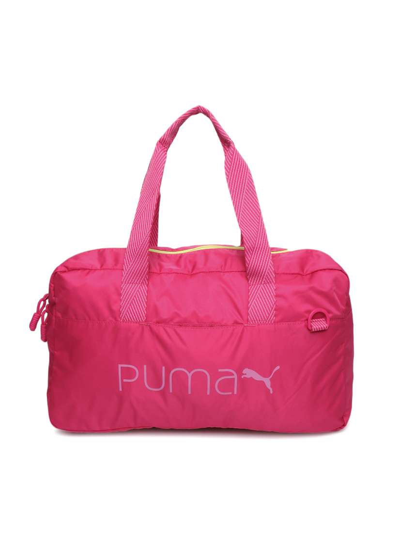 Pink puma duffle bag cheap