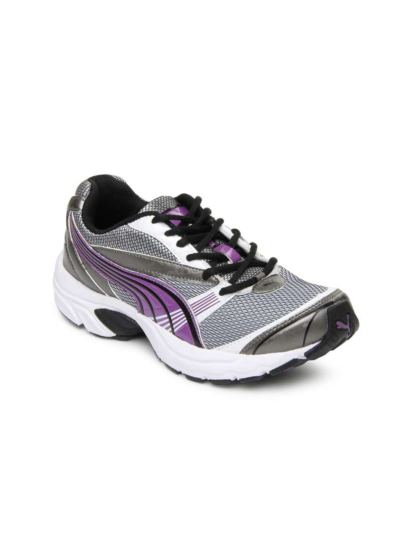 Buy Puma Women White Grey Velocity Ind Sports Shoes Sports Shoes for Women 272948 Myntra