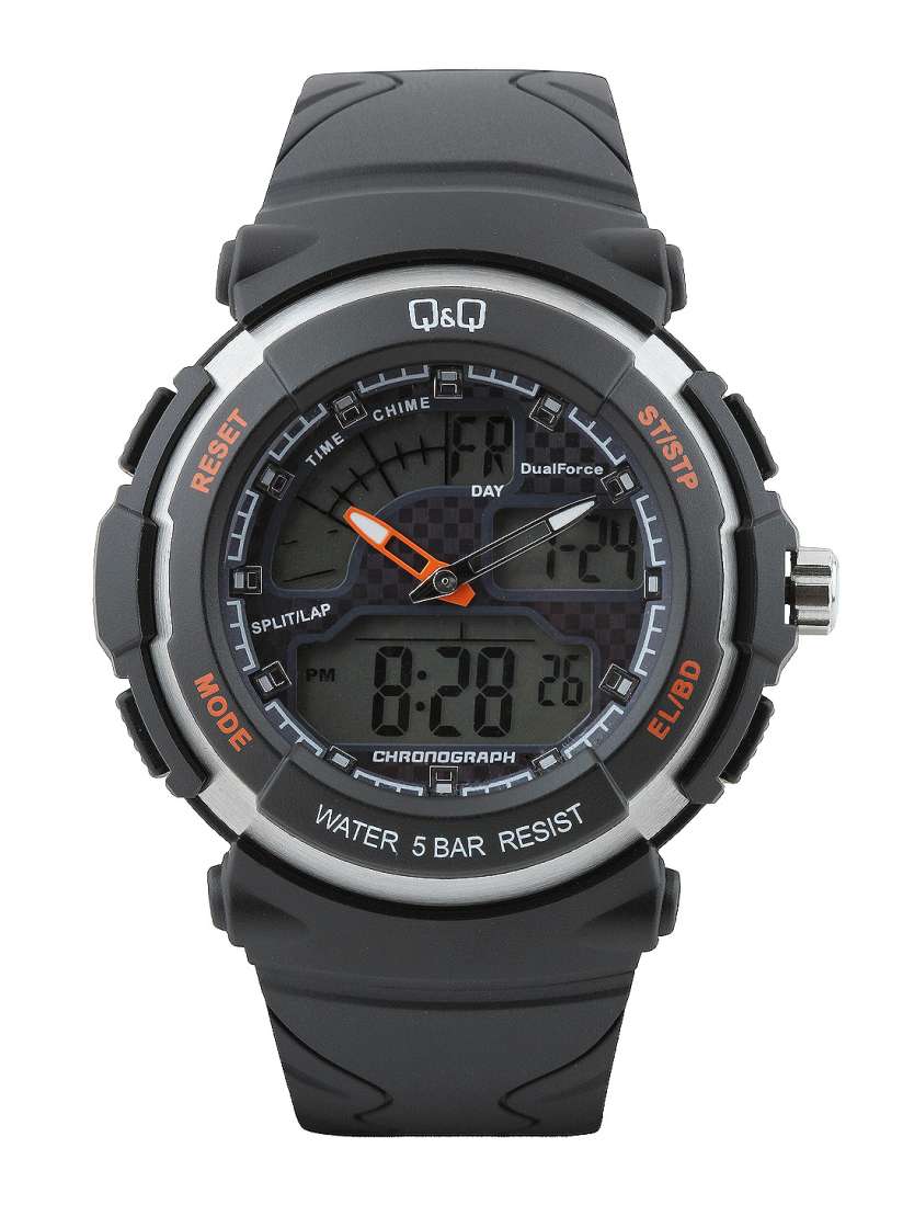 Buy Q Q Men Black Digital Watch Watches for Men 230461 Myntra