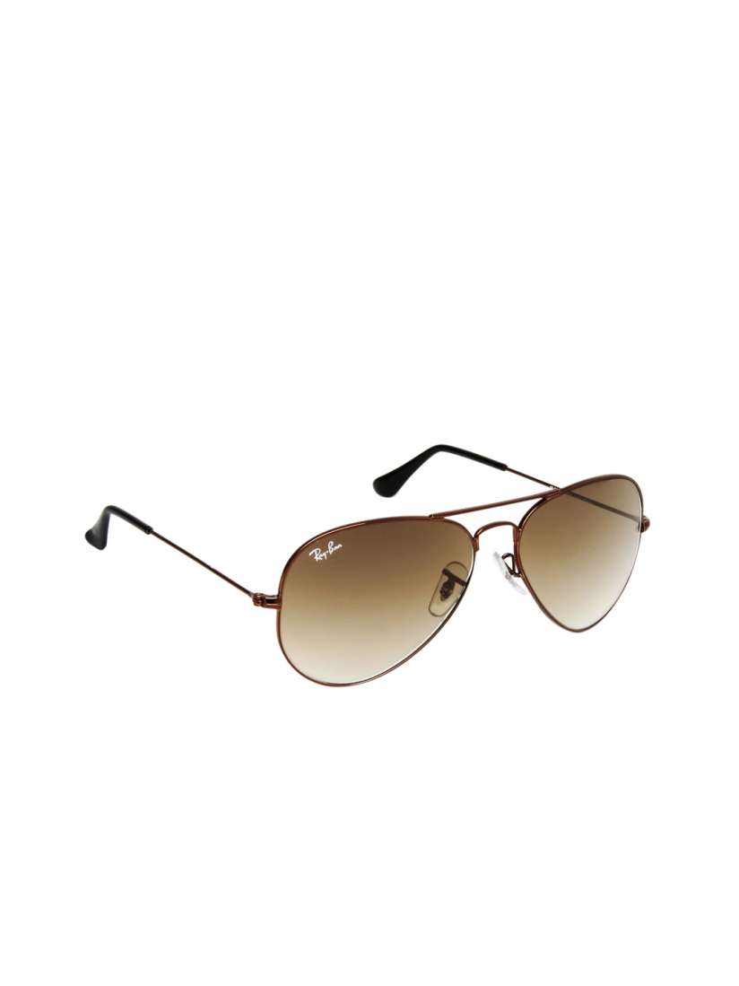 Buy RAY BAN Men Gradient Brown Lens Pilot Sunglasses 0RB3025I014 5155 Sunglasses for Unisex 255551 Myntra