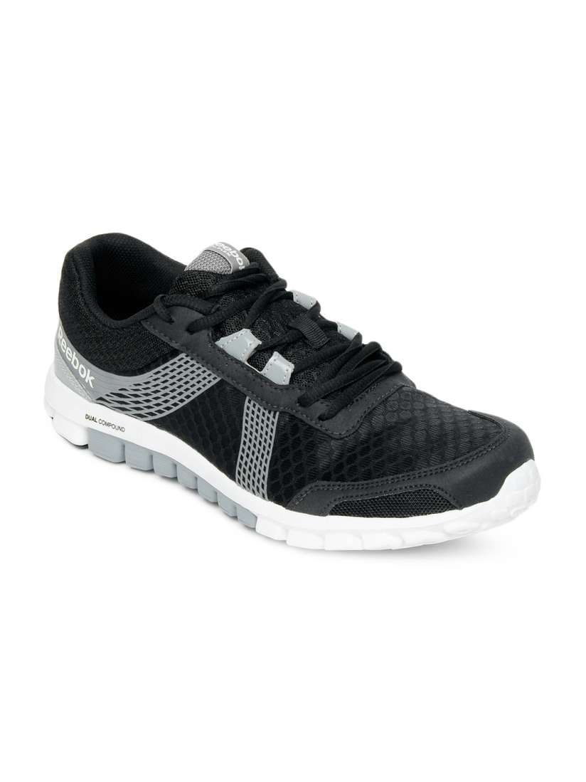 Buy Reebok Men Black Grey Realflex Run 2.0 Tempo Sports Shoes Sports Shoes for Men 253869 Myntra