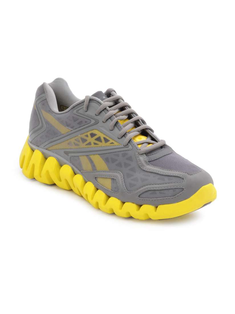 Buy Reebok Men s ZigSonic Grey Yellow Shoe Sports Shoes for Men 4163 Myntra