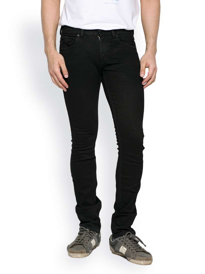 Buy Rookies Men Black Morrison Slim Fit Jeans Jeans for Men 401762 Myntra