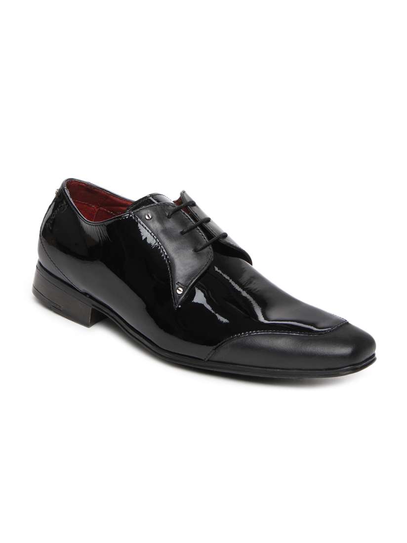 Ruosh black formal shoes clearance