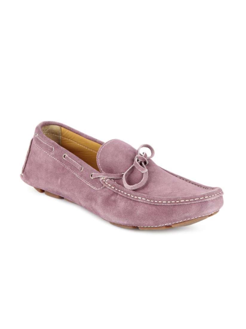 Buy Ruosh Men Pink Casual Leather Driving Shoes Casual Shoes for Men 154287 Myntra