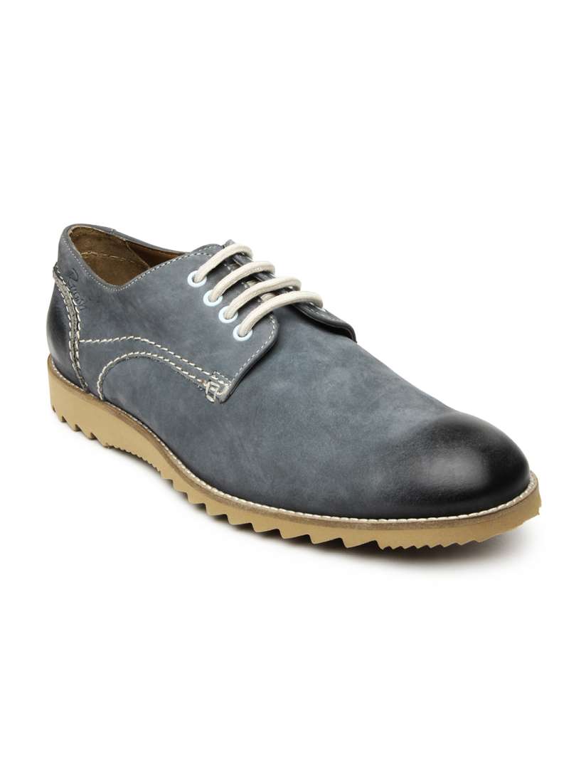 Buy Ruosh Casual Men Blue Leather Boots Boots for Men 274846 Myntra