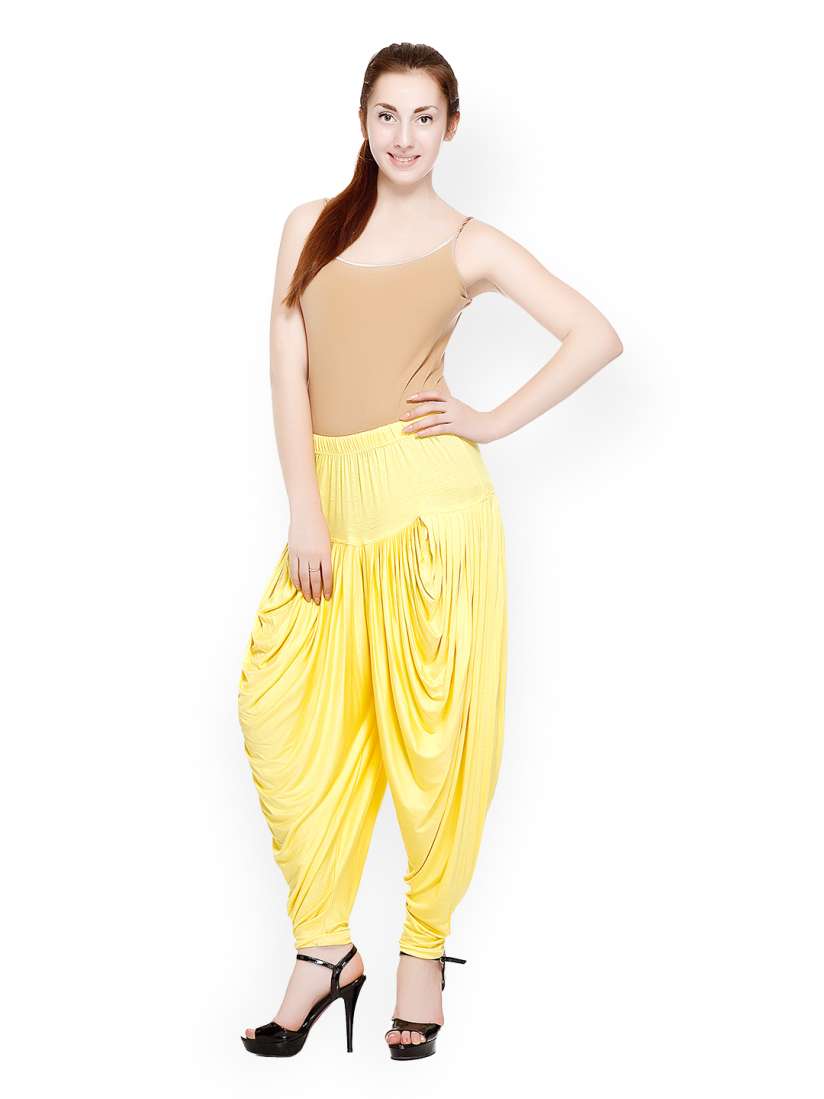 Yellow harem pants hot sale