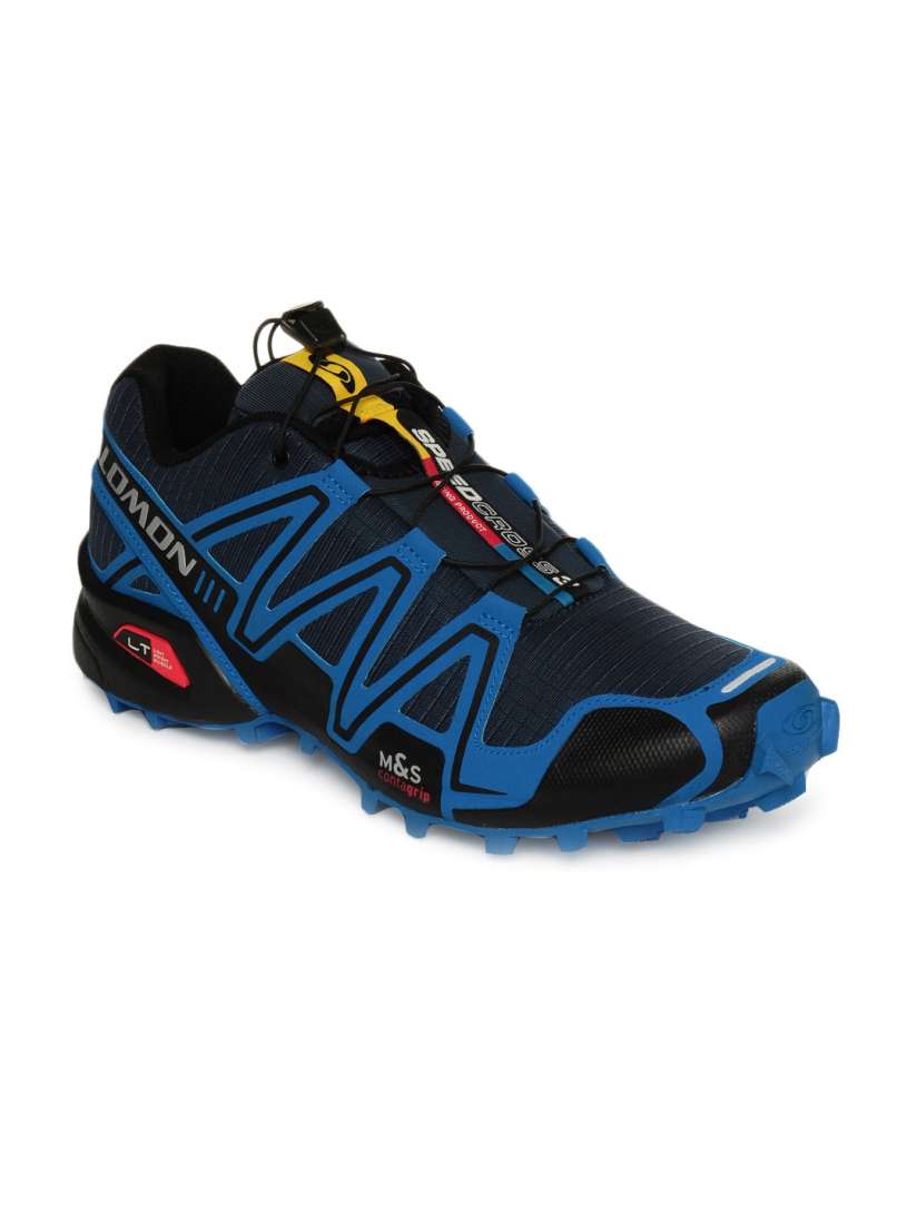 Buy Salomon Men Black Blue Speedcross 3 Sports Shoes Sports Shoes for Men 101090 Myntra