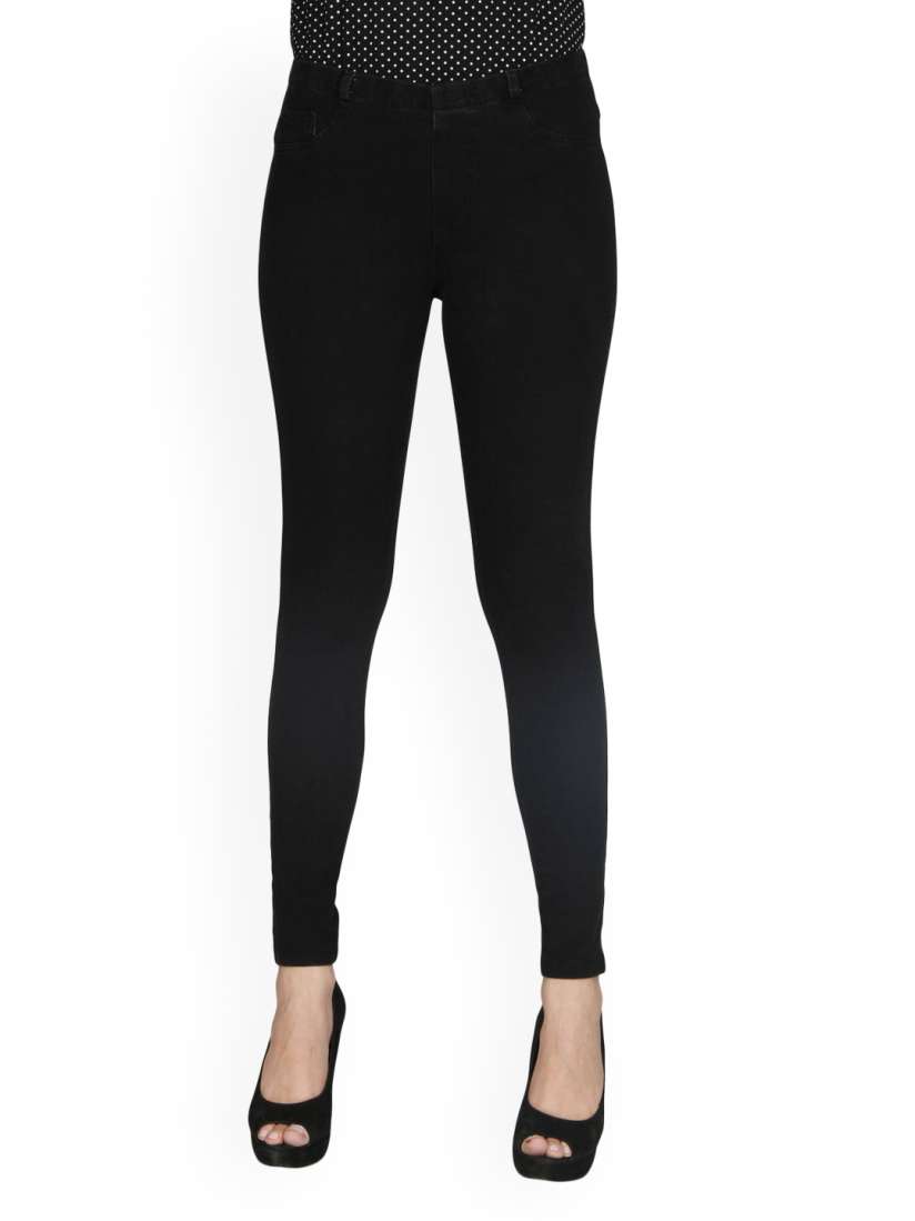 Buy Sheen Women Black Jeggings Jeggings for Women 443042 Myntra