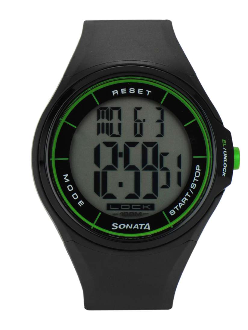 Buy Sonata Men Black Touch Screen Chronograph Digital Watch 7992PP03J Watches for Men 136491 Myntra