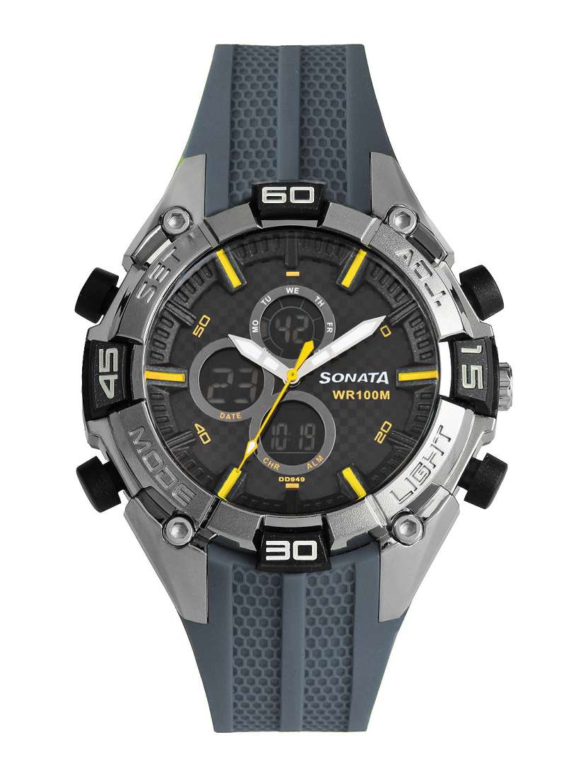 Buy Sonata Ocean Series Men Grey Analogue Digital Watch 77028PP01J Watches for Men 345170 Myntra