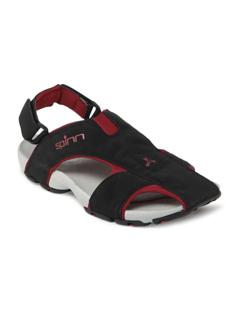 Buy Spinn Men Black Chopper Sports Sandals Sports Sandals for Men 132043 Myntra