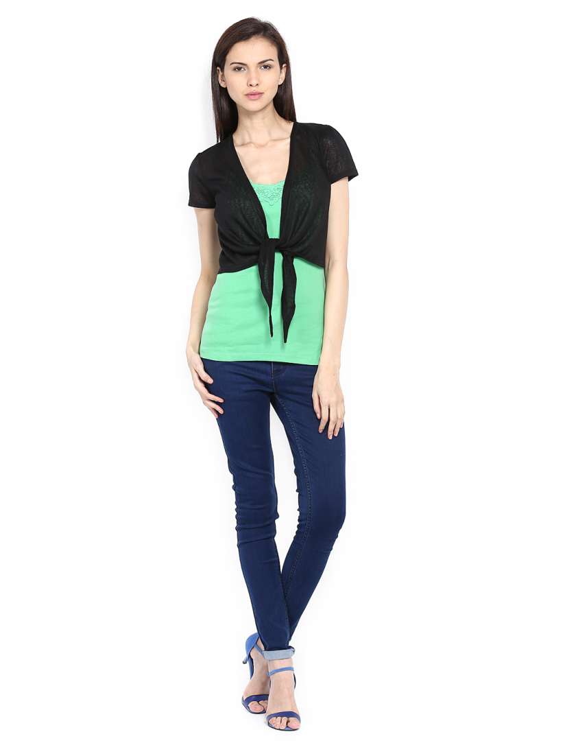 Buy The Collection by Debenhams Black Shrug Shrug for Women 348584 Myntra
