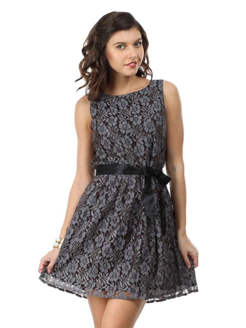 Myntra lace dress store