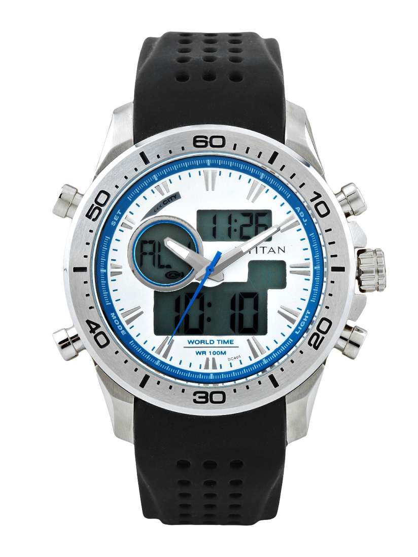 Buy Titan Men Black Analogue Digital Watch Watches for Men 229140 Myntra
