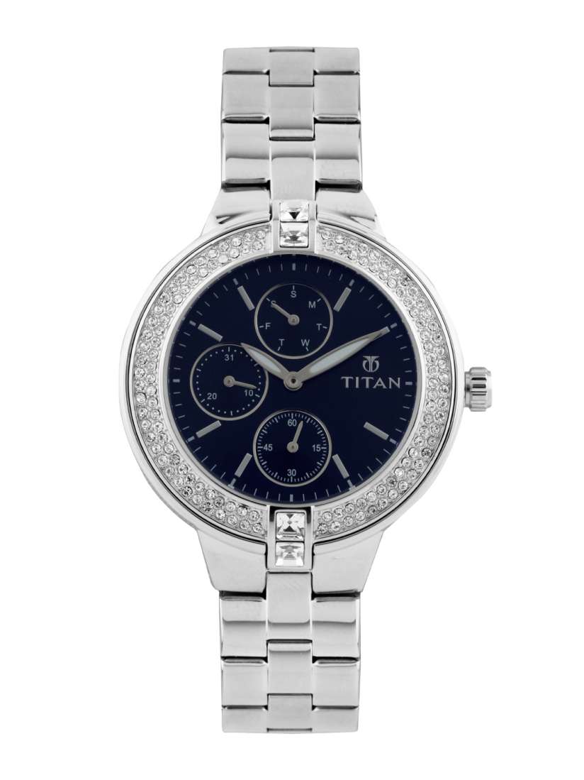 Buy Titan Women Blue Dial Watch 9967SM01J Watches for Women 257992 Myntra