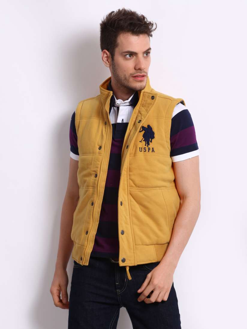 Polo yellow jacket on sale