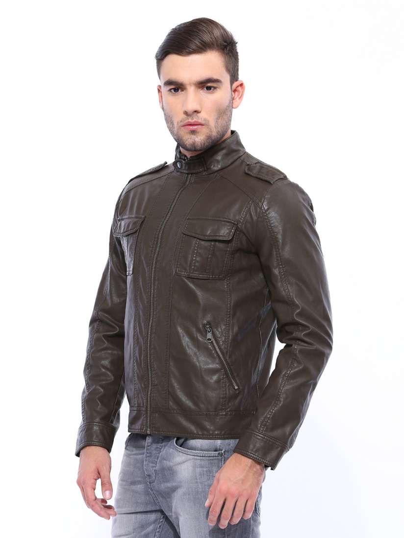 Buy United Colors of Benetton Men Brown Jacket Jackets for Men 403034 Myntra