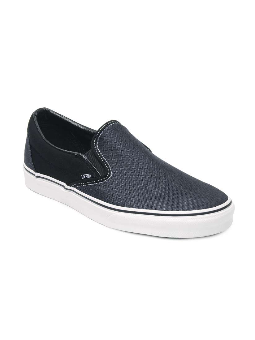 Buy Vans Men Blue Black Classic Slip On Casual Shoes Casual Shoes for Men 159056 Myntra