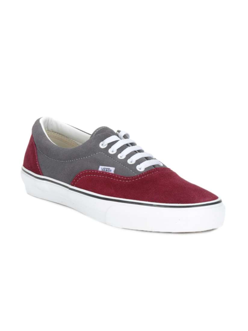Buy Vans Men Maroon Grey Era Shoes Casual Shoes for Men 49492 Myntra
