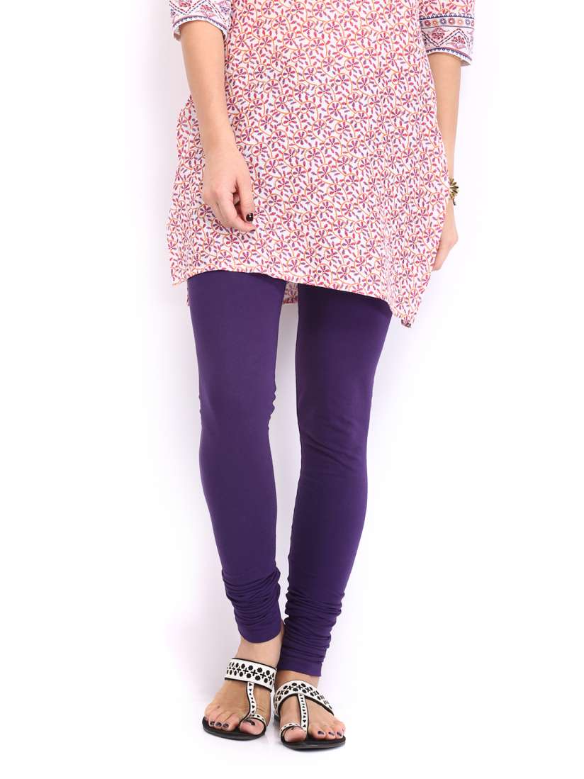 Buy W Women Purple Churidar Leggings Leggings for Women 415427 Myntra