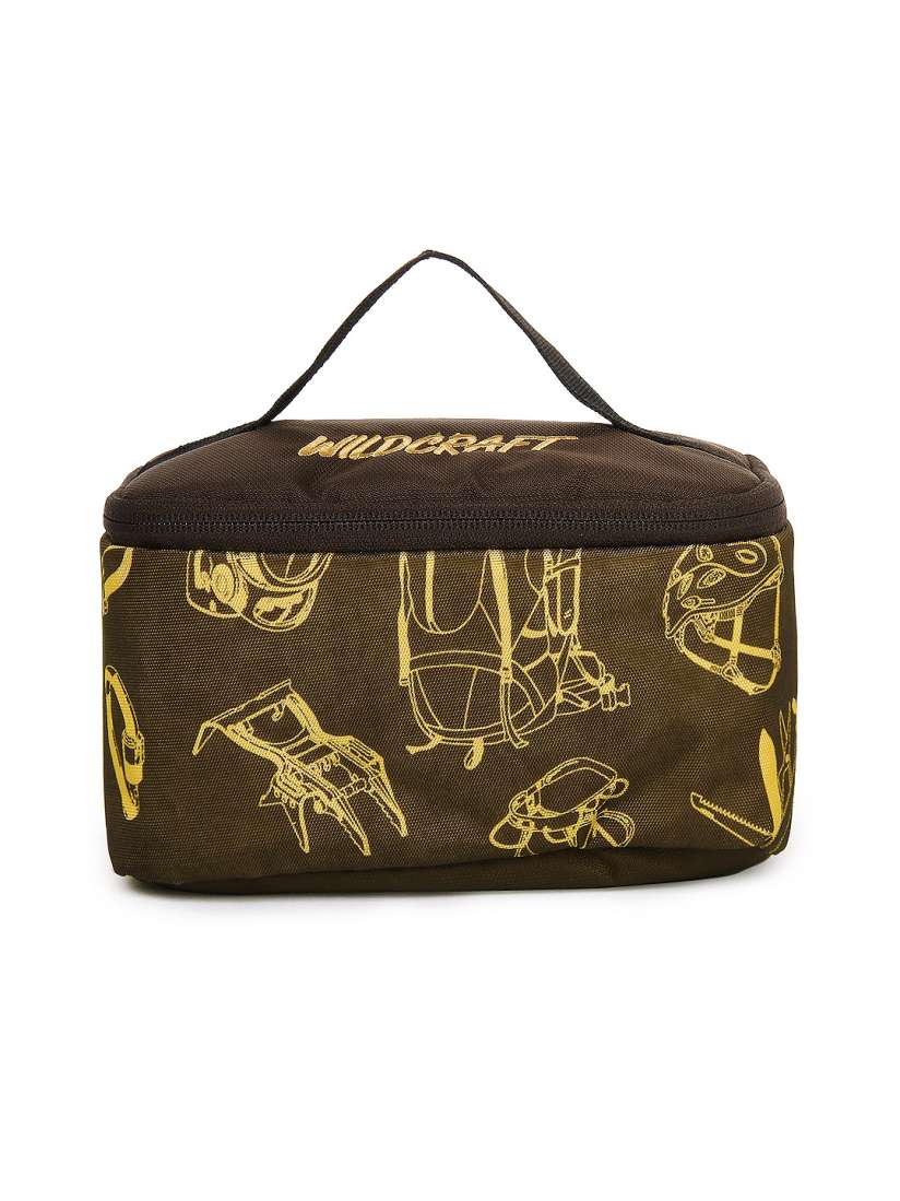 Buy Wildcraft Unisex Brown Grey Lunch Box with Printed Bag Travel Accessory for Unisex 256182 Myntra