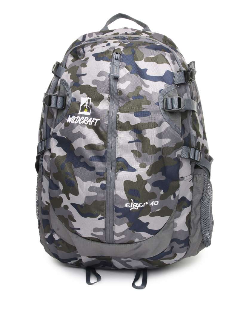 Buy Wildcraft Unisex Grey Camouflage Printed Backpack Backpacks for Unisex 465879 Myntra