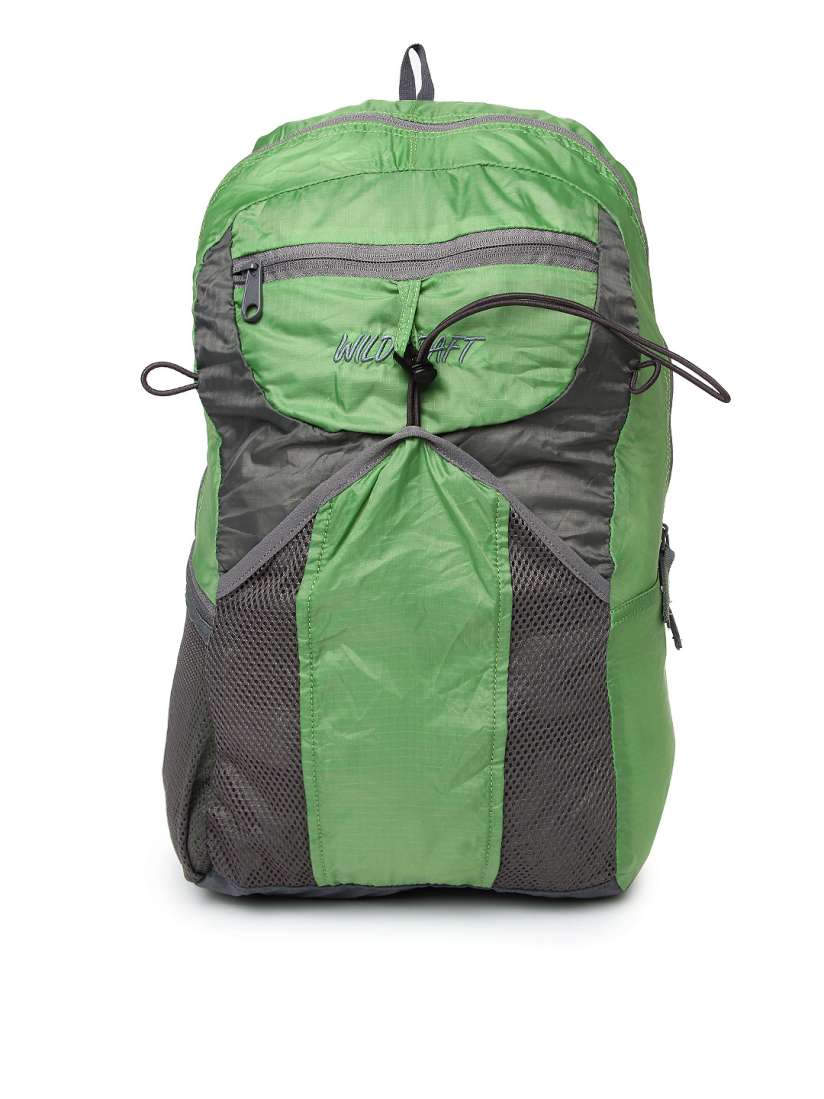 Buy Wildcraft Unisex Green Grey Foldable Backpack Backpacks for Unisex 478014 Myntra