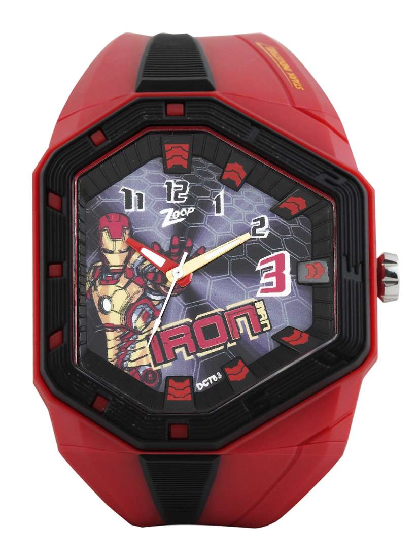 Buy ZOOP from TITAN Kids Grey Black Iron Man Printed Dial Watch NDC3036PP13CJ Watches for Unisex Kids 240082 Myntra