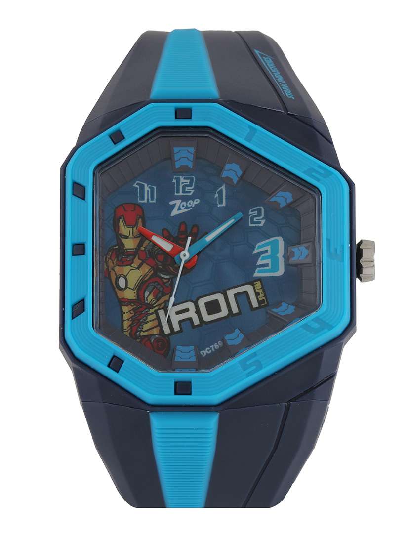 Buy ZOOP from TITAN Unisex Blue Iron Man Printed Dial Watch NDC3036PP11CJ Watches for Unisex Kids 240080 Myntra