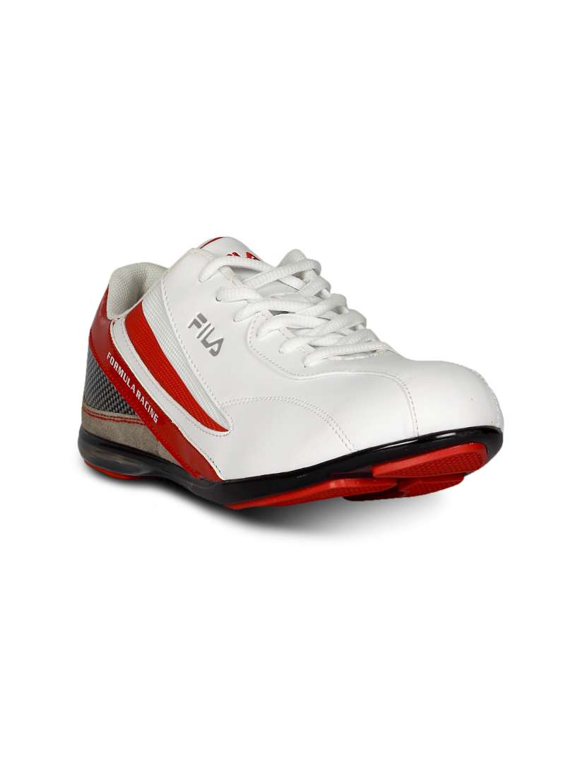 Buy Fila Men s Racing White Red Shoe Casual Shoes for Men 3670 Myntra