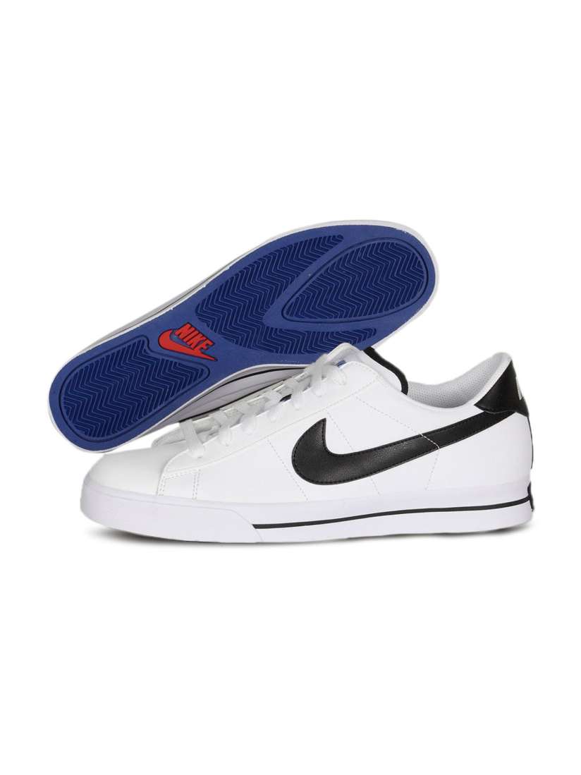 Buy Nike Men s Sweet Classic Leather White Black Shoe Sports Shoes for Men 5580 Myntra