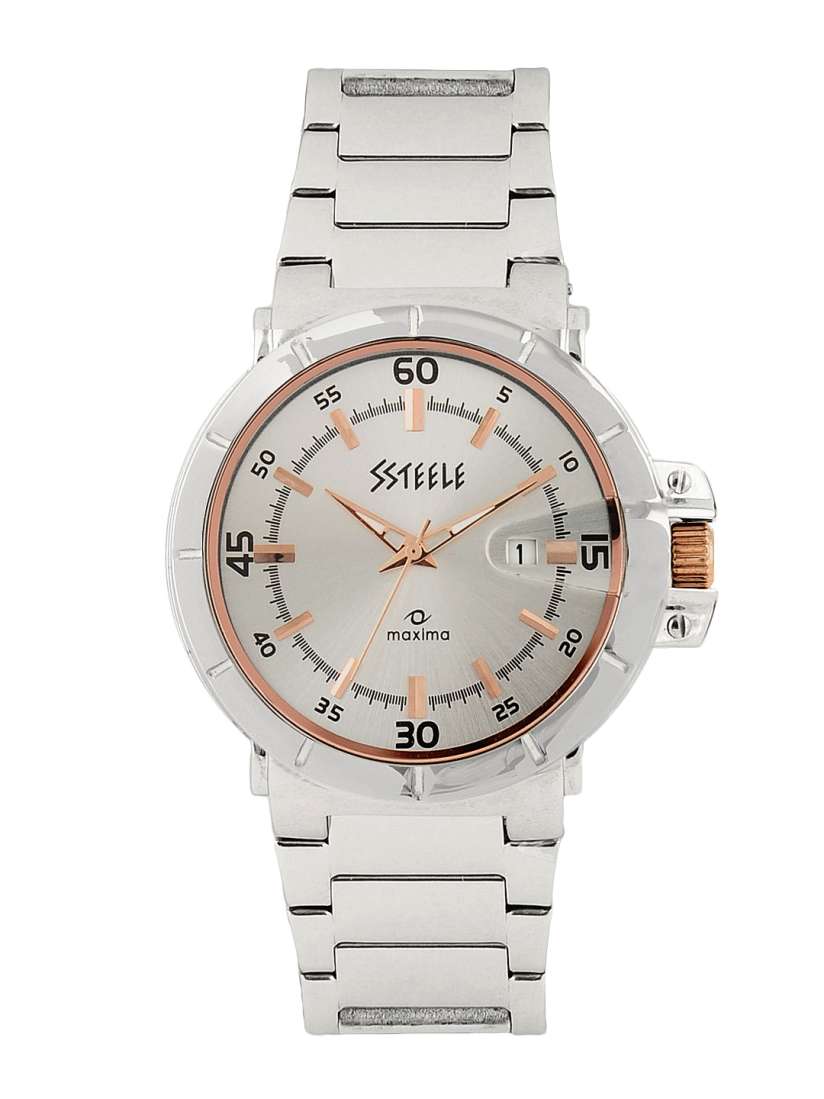 Buy Maxima Ssteele Men Silver Dial Watch Watches for Men 85561 Myntra