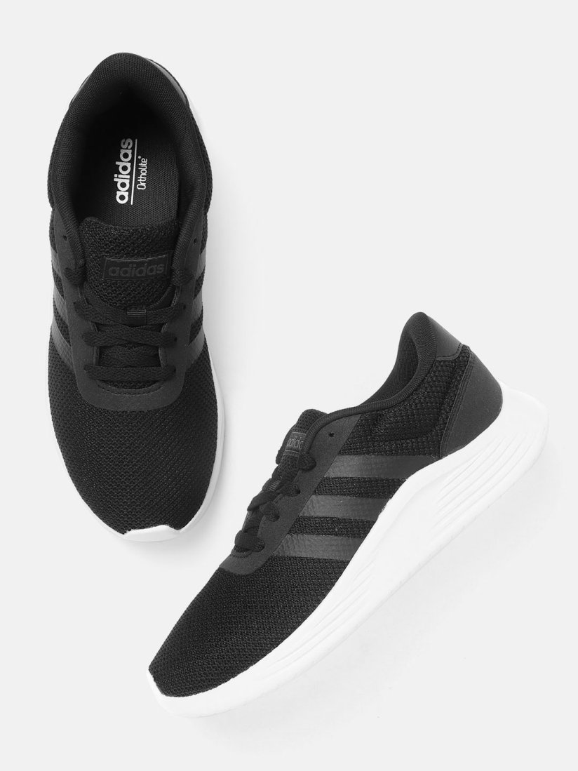 Buy ADIDAS Women Black Lite Racer 2.0 Woven Design Sneakers Casual Shoes for Women 11353004 Myntra