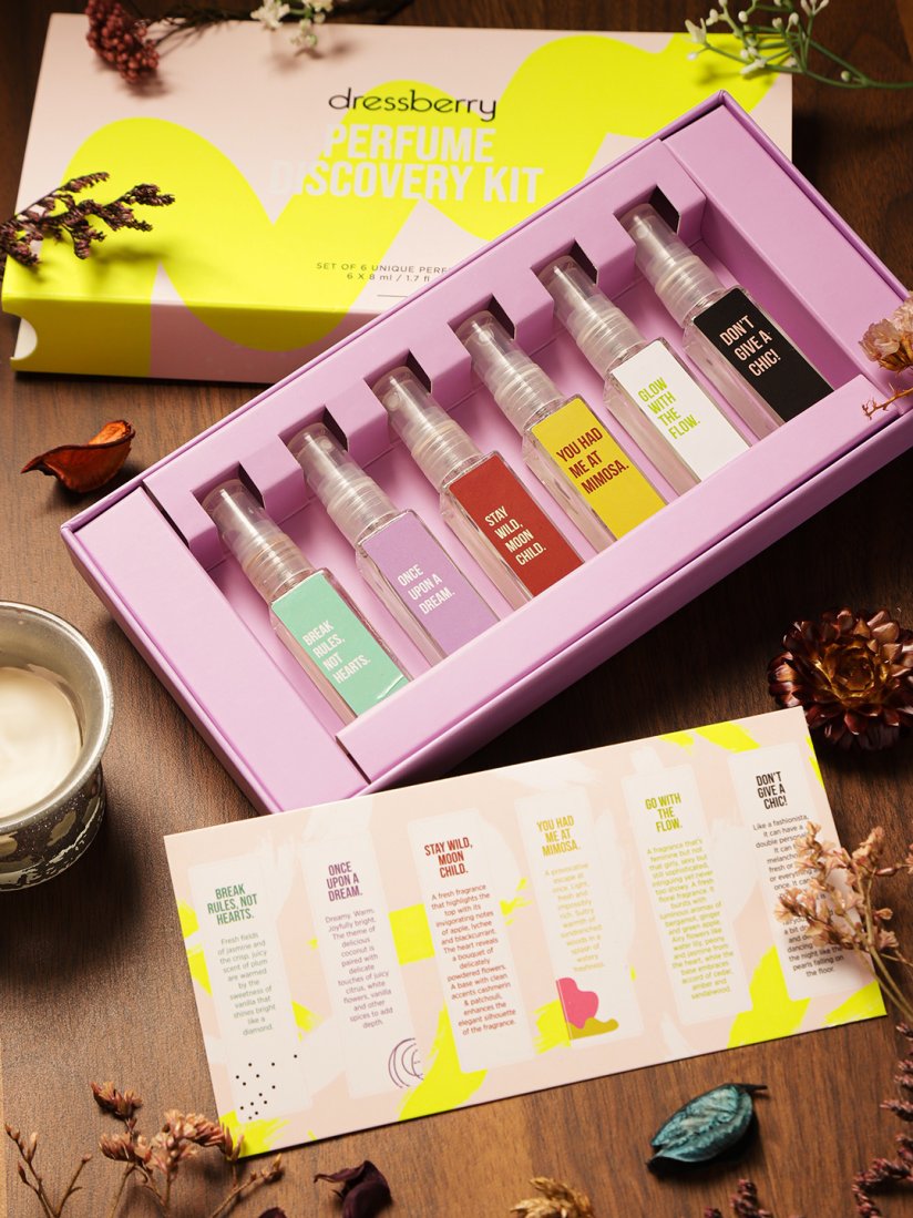 Buy DressBerry Discovery Perfume Kit 8 ml Each Fragrance Gift Set for Women 18721916 Myntra