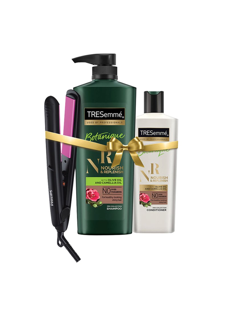 Buy Tresemme Nourish Replenish Shampoo Conditioner with Philips Hair Straightener Combo Hair Care Combo for Women 24743638 Myntra
