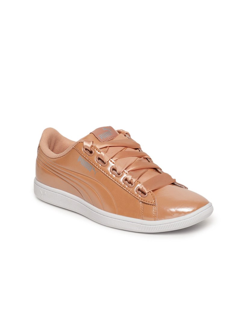 Buy Puma Women Peach Coloured Vikky Ribbon P Casual Shoes Casual Shoes for Women 7073076 Myntra