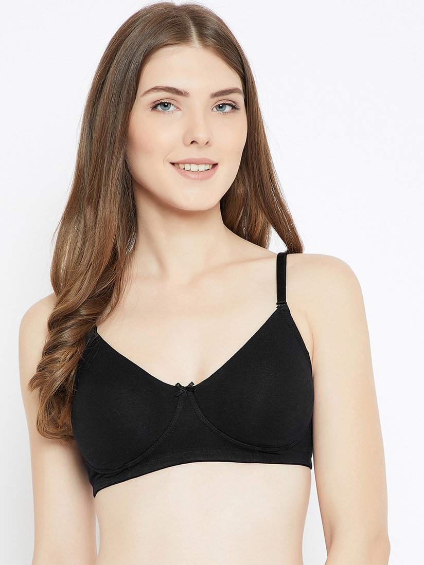 Bra C9 Girl Buy C9 AIRWEAR SeamlessBlack Solid Non-Wired Non
